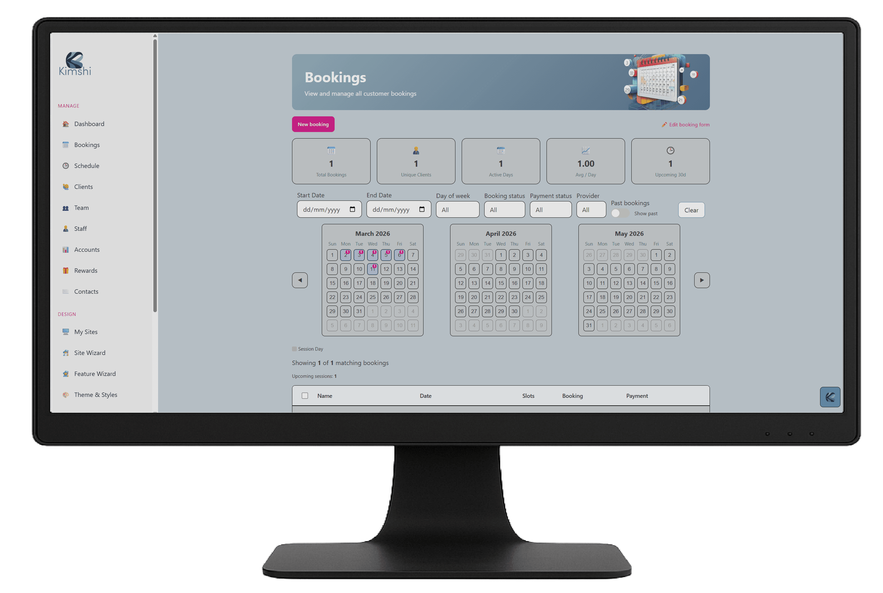 Kimshi Simple fitness business preview